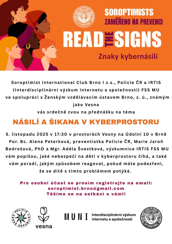 Násilí a šikana v kyberprostoru 2025